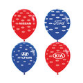 Ez Line 16" Dealer Latex Balloons (50/Pack): Dodge Red With White Imprint Pk 511-DOD